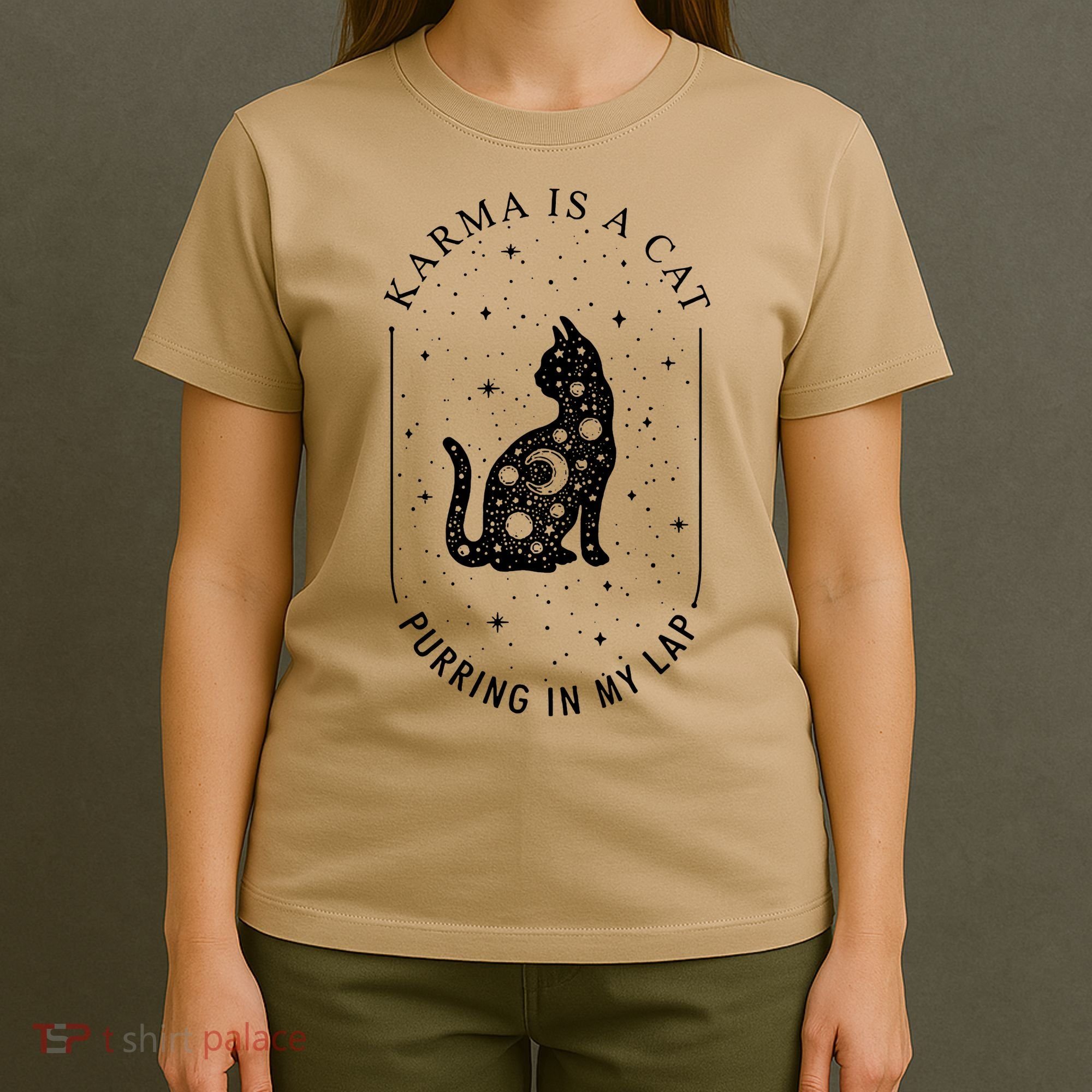 Karma Is A Cat Purring In My Lap Cause It Loves Me T-Shirt