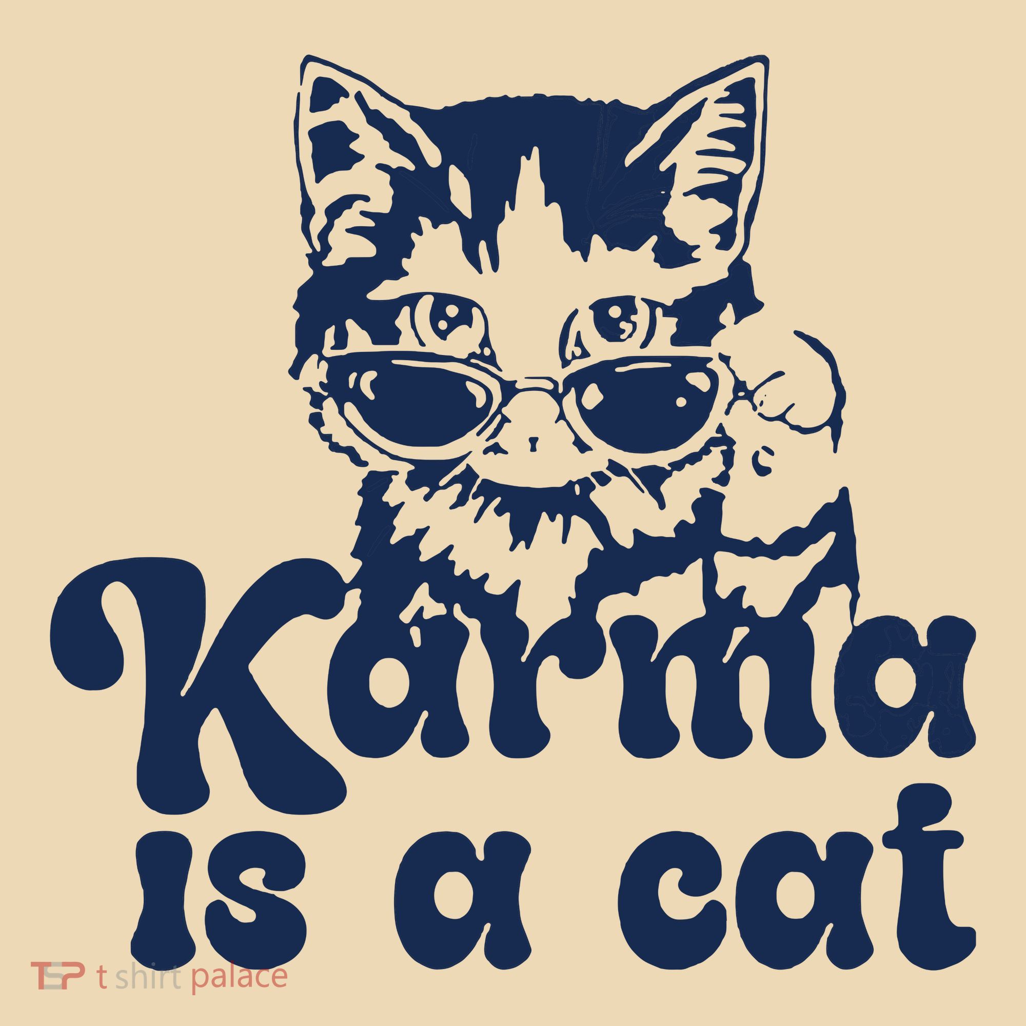 Karma Is A Cat Tote Bag
