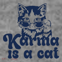 Karma Is A Cat Toddler Hoodie thumb 2