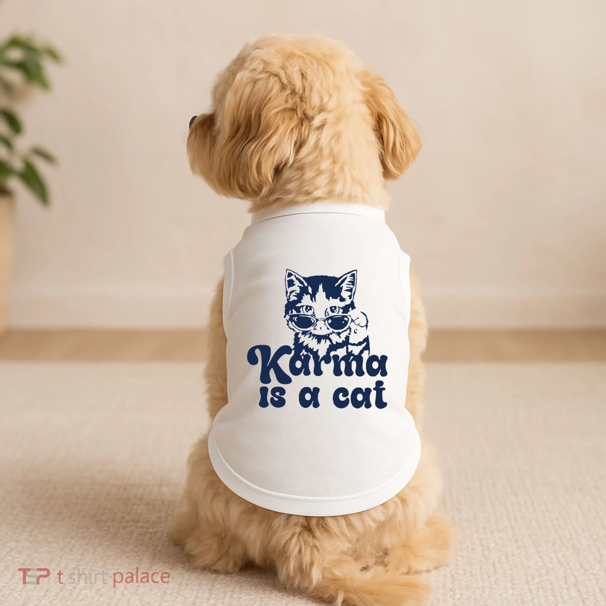 Karma Is A Cat Doggie Tank
