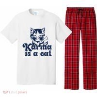 Karma Is A Cat Pajama Set thumb 0