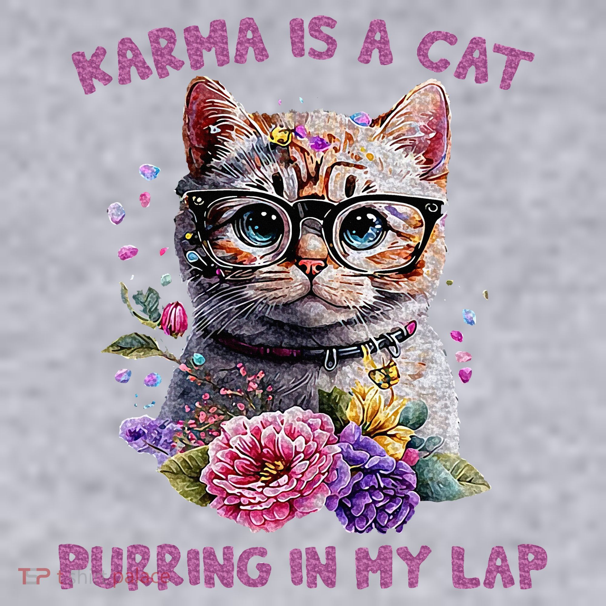 Karma Is A Cat Purring In My Lap Women's Sweatshirt
