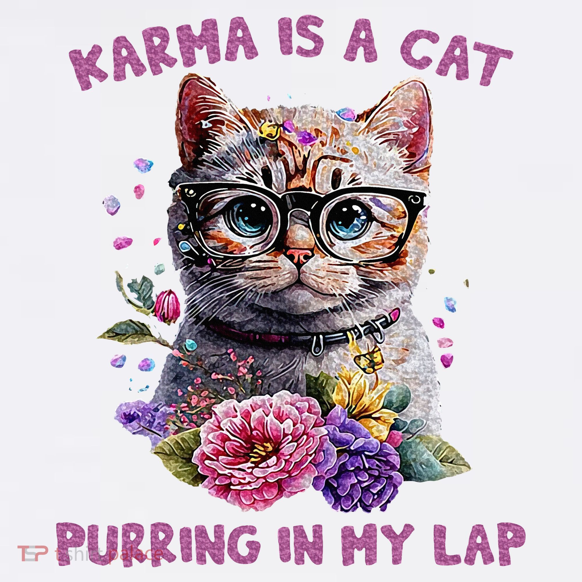 Karma Is A Cat Purring In My Lap Hoodie