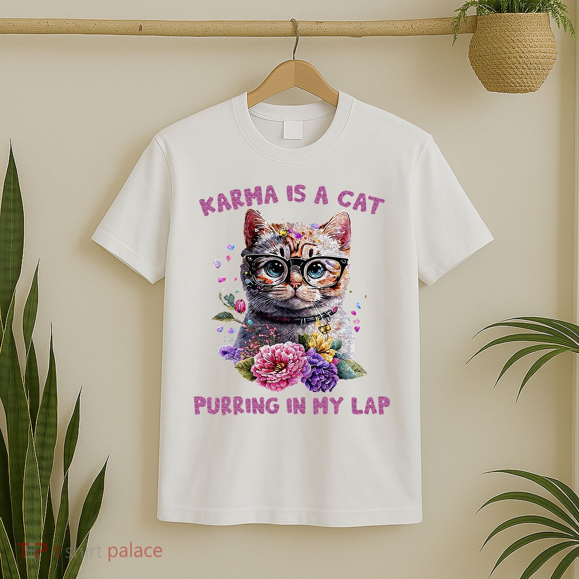 Karma Is A Cat Purring In My Lap T-Shirt