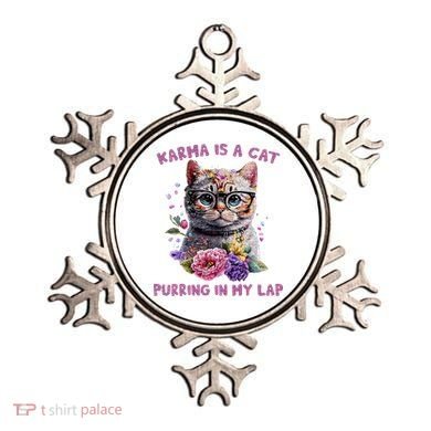 Karma Is A Cat Purring In My Lap Ornament