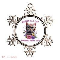 Karma Is A Cat Purring In My Lap Ornament thumb 0