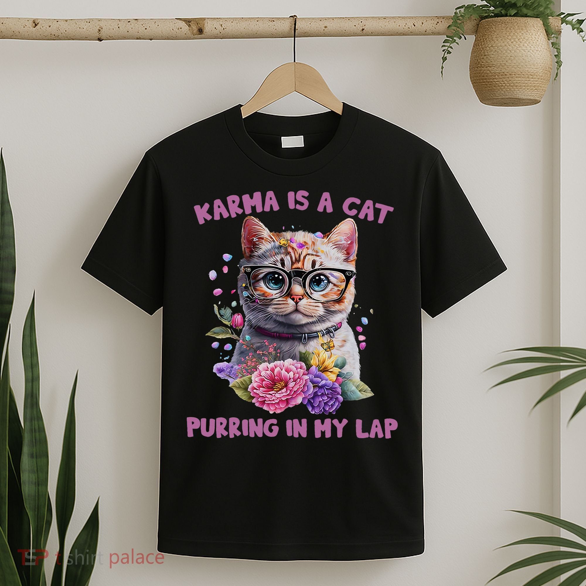 Karma Is A Cat Purring In My Lap T-Shirt