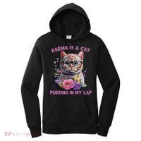 Karma Is A Cat Purring In My Lap Women's Hoodie thumb 0