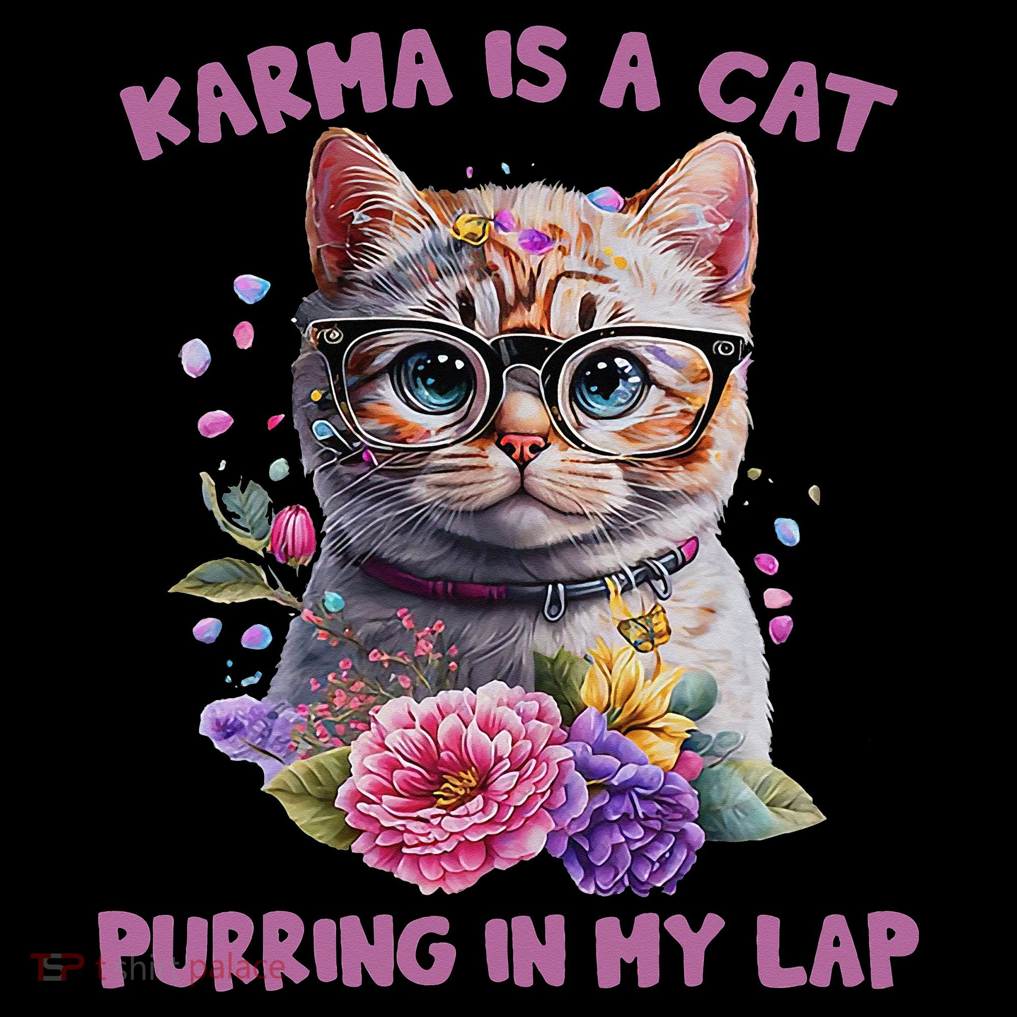 Karma Is A Cat Purring In My Lap Visor