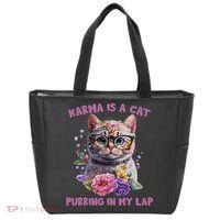 Karma Is A Cat Purring In My Lap Tote Bag thumb 0