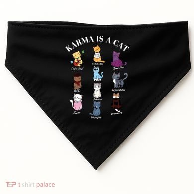 Karma Is A Cat USA-Made Doggie Bandana
