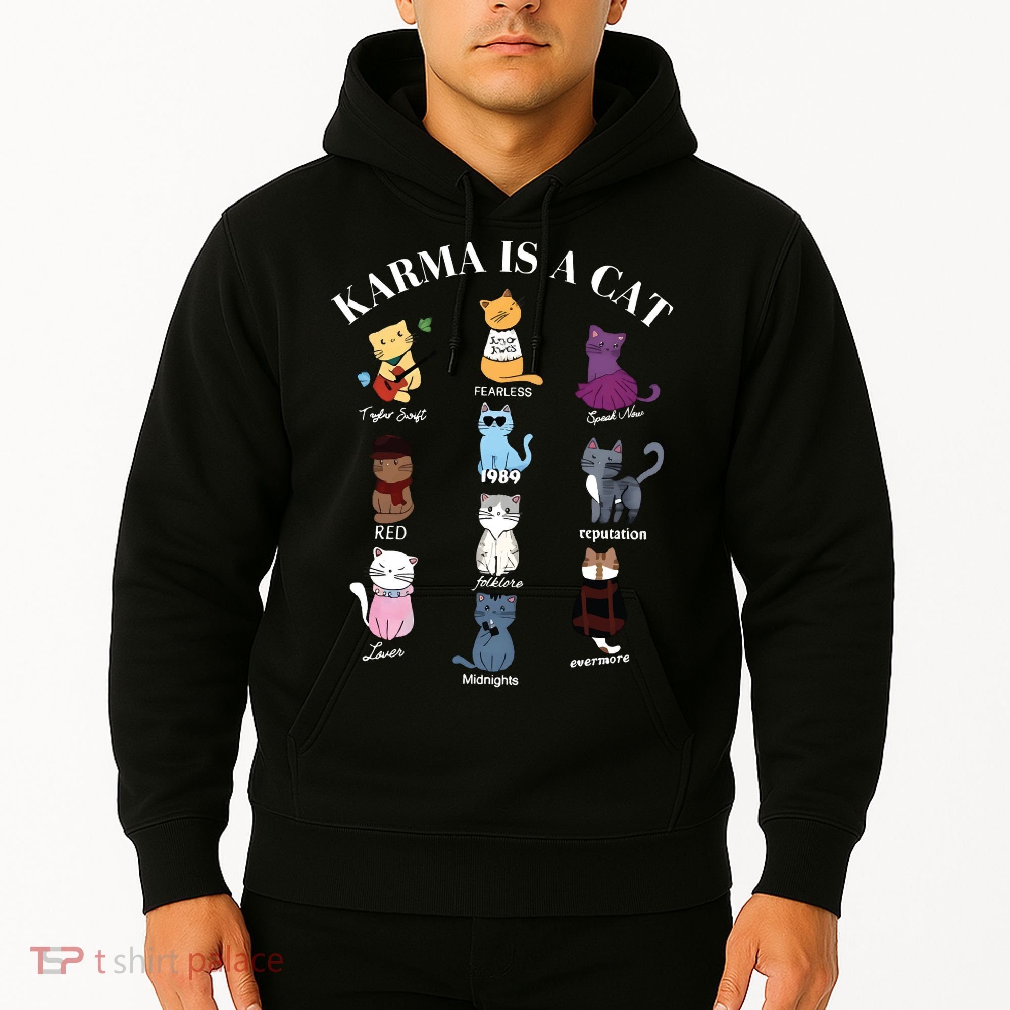 Karma Is A Cat Hoodie