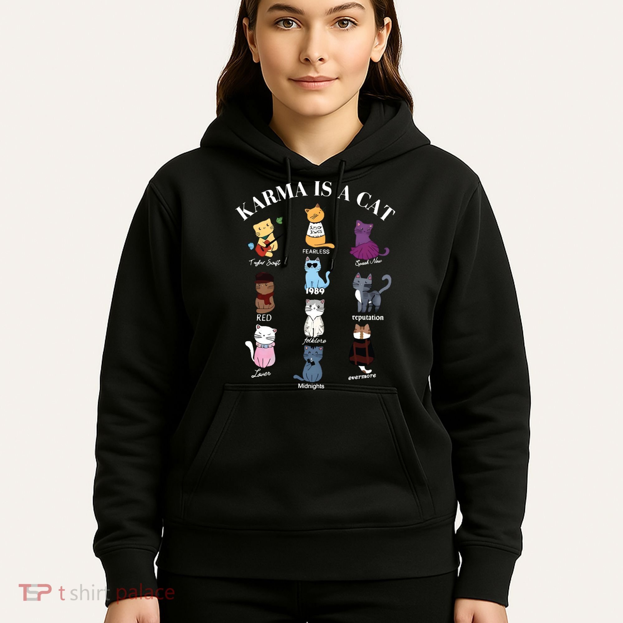 Karma Is A Cat Hoodie