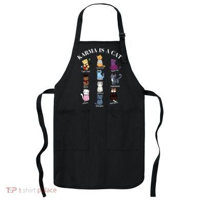 Karma Is A Cat Apron