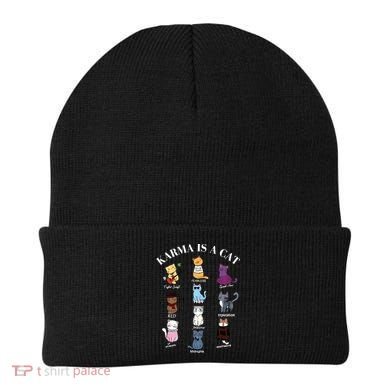 Karma Is A Cat Beanie