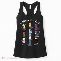 Karma Is A Cat Women's Tank Top thumb 0