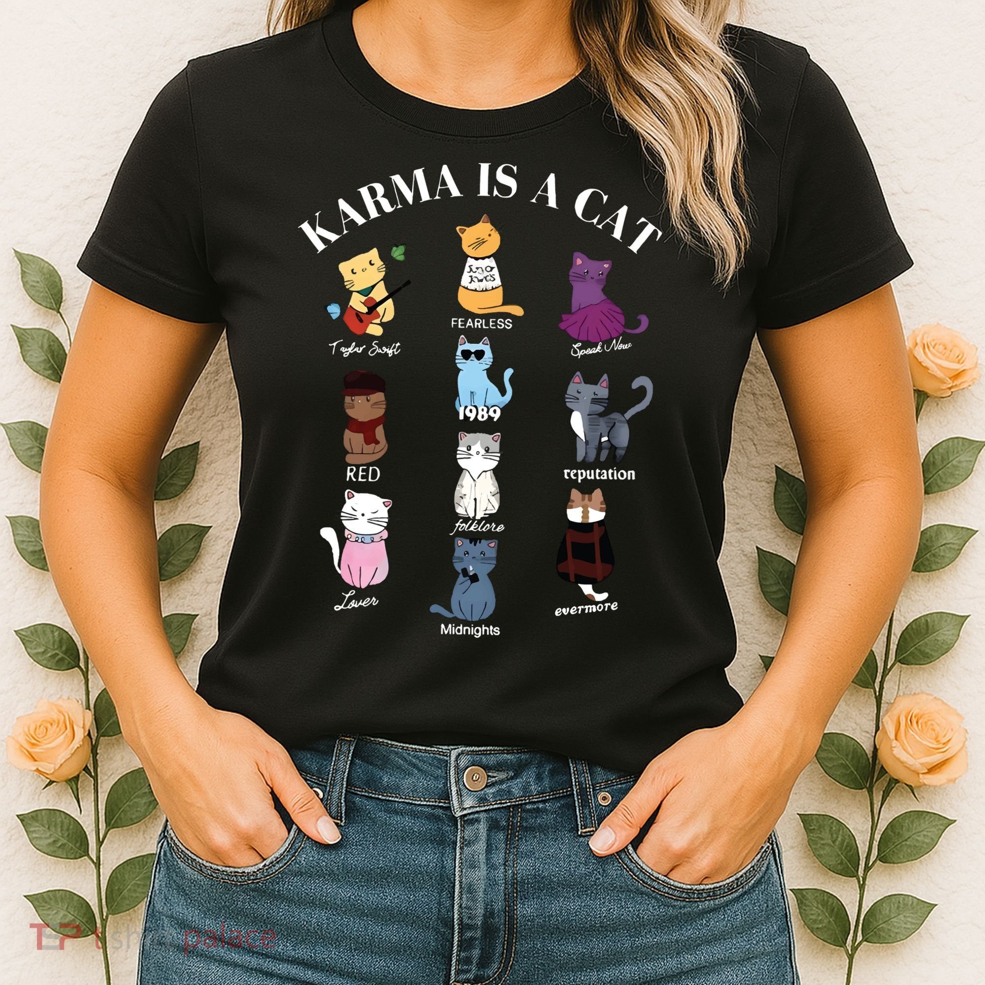 Karma Is A Cat Women's T-Shirt