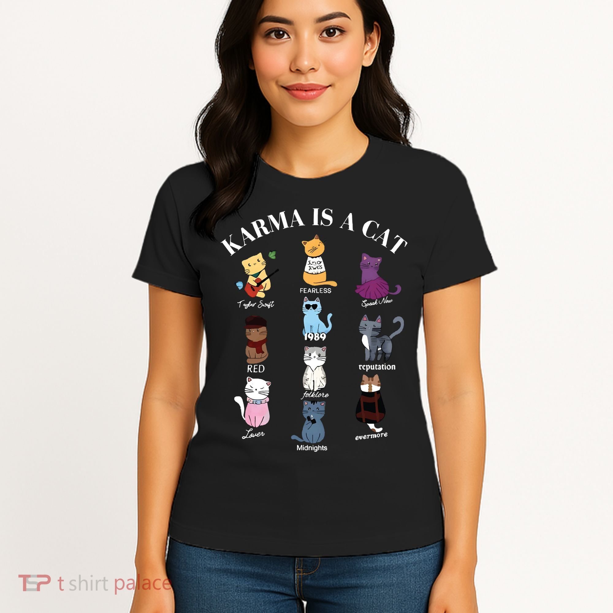 Karma Is A Cat Women's T-Shirt
