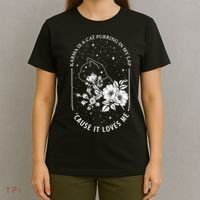 Karma Is A Cat Purring In My Lap Cause It Loves Me T-Shirt thumb 4