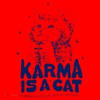 karma is a cat purring in my lap cause it loves me Santa Hat thumb 1
