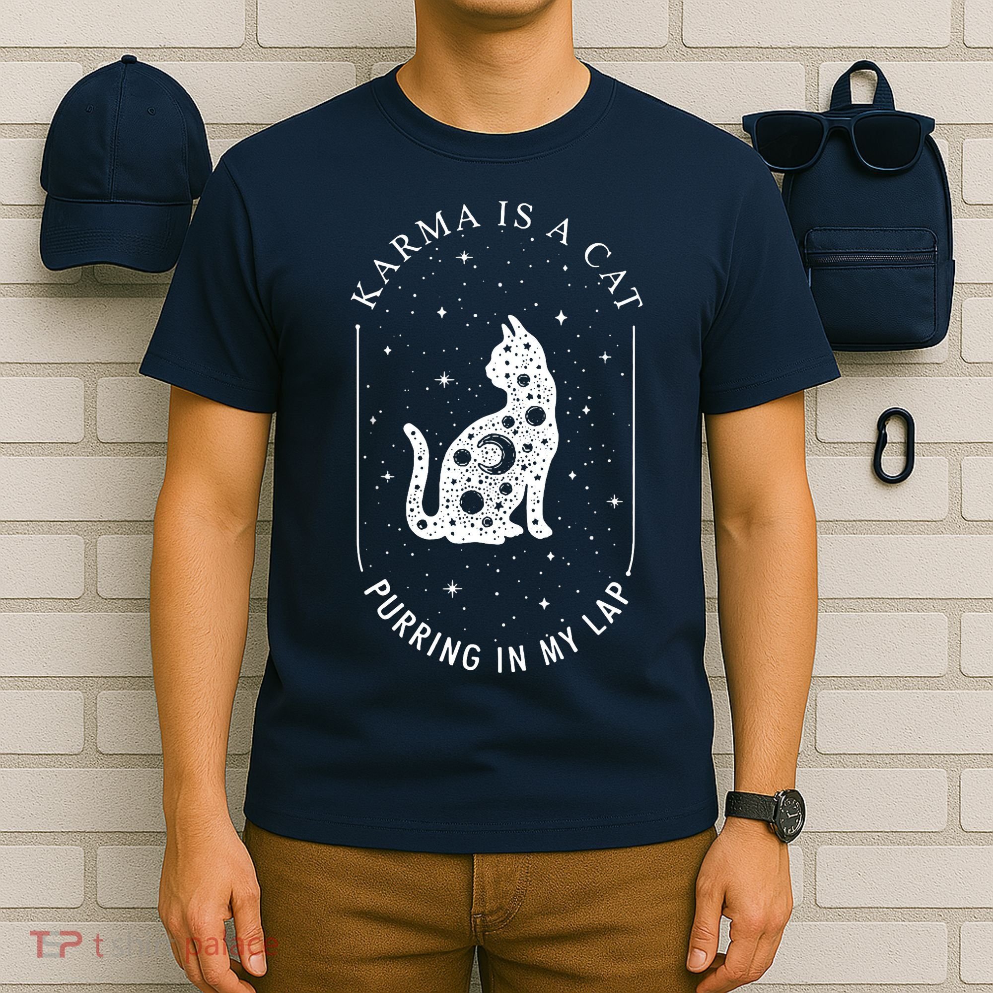 Karma Is A Cat Purring In My Lap T-Shirt