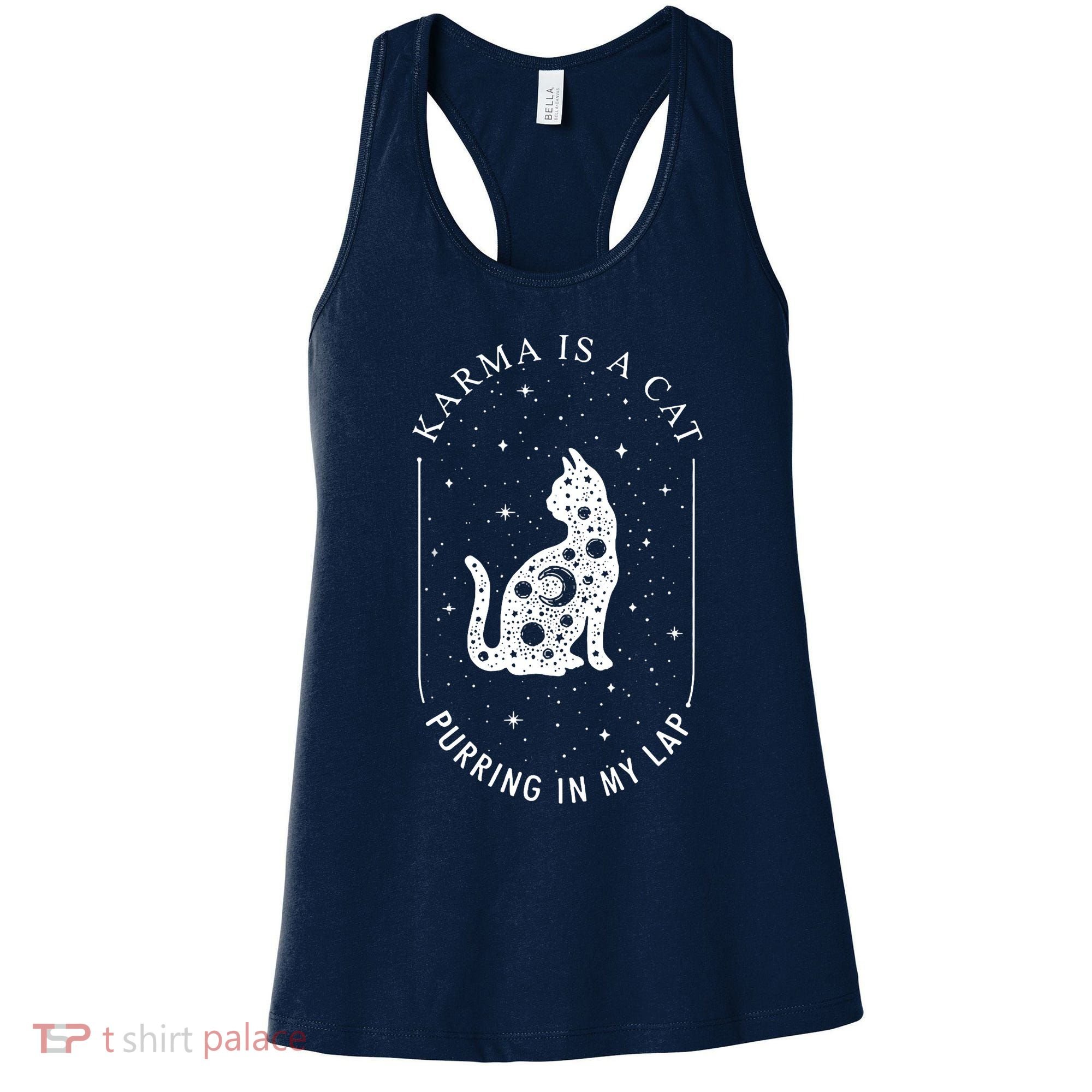 Karma Is A Cat Purring In My Lap Women's Tank Top
