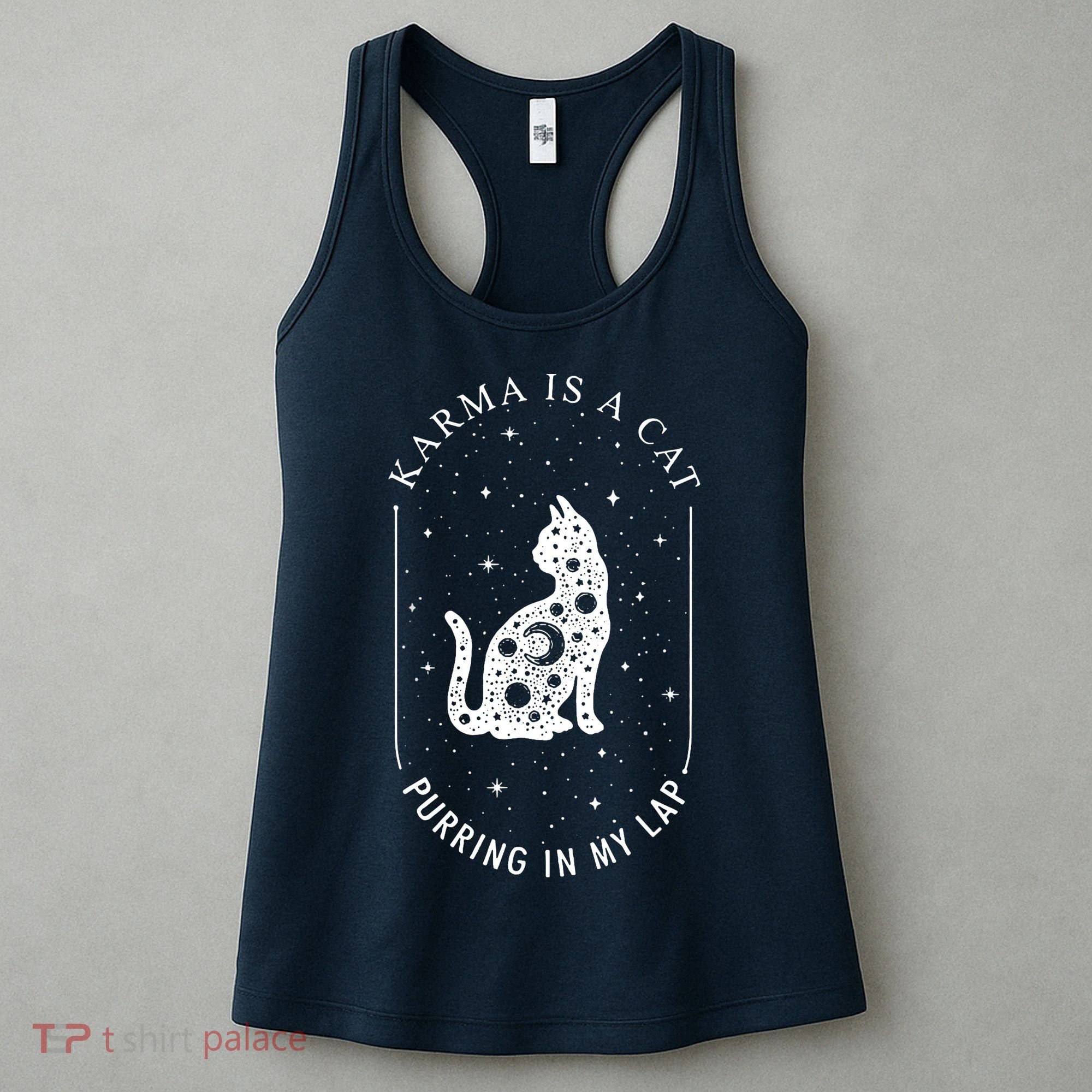 Karma Is A Cat Purring In My Lap Women's Tank Top