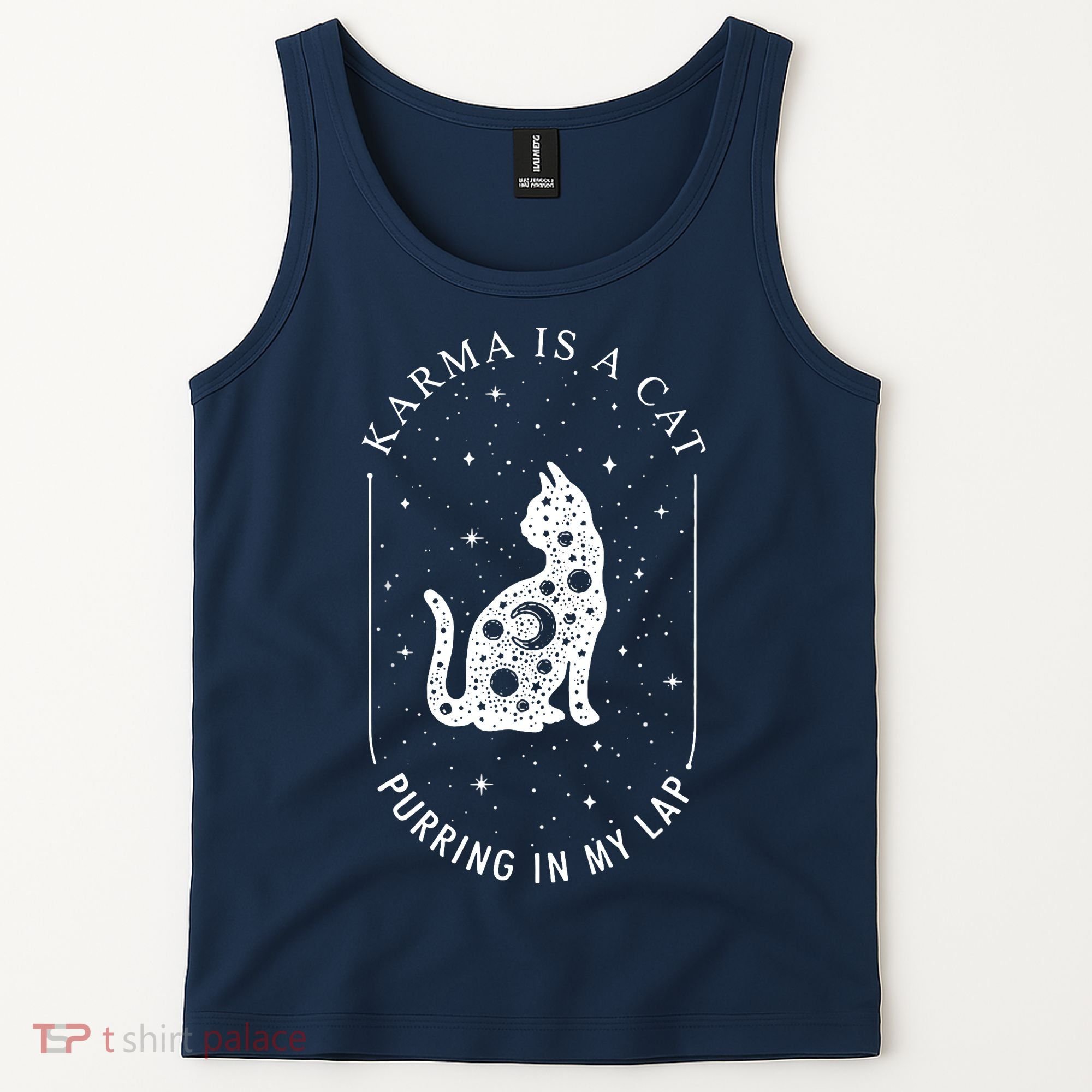 Karma Is A Cat Purring In My Lap Tank Top