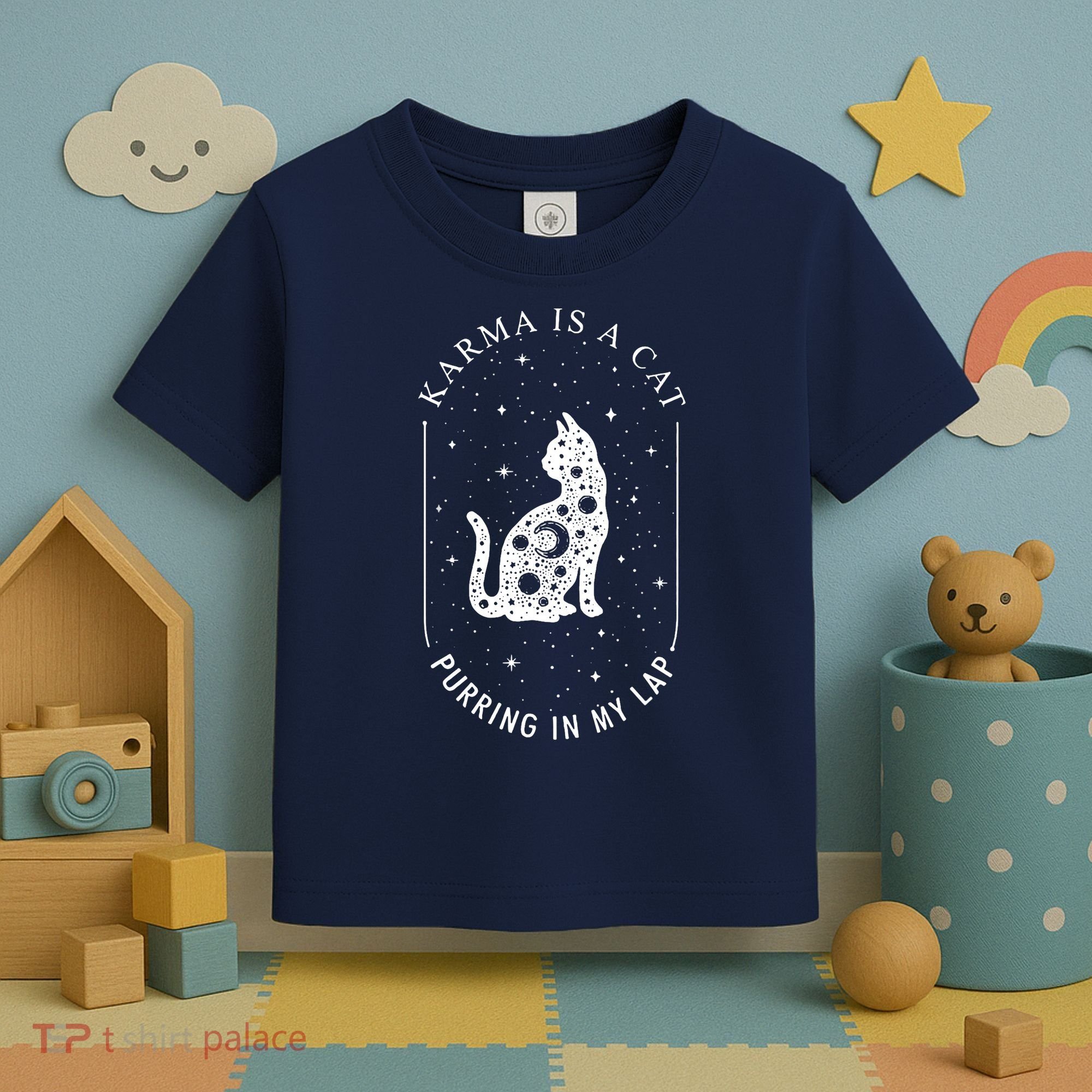 Karma Is A Cat Purring In My Lap Toddler T-Shirt
