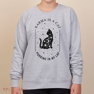 Karma Is A Cat Purring In My Lap Women's Sweatshirt