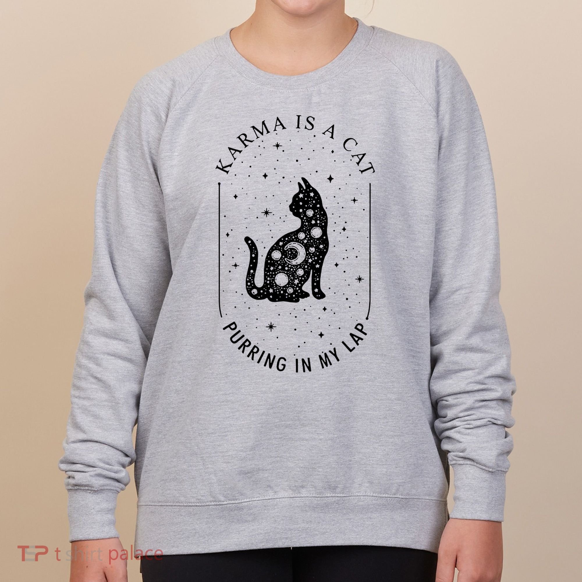 Karma Is A Cat Purring In My Lap Women's Sweatshirt