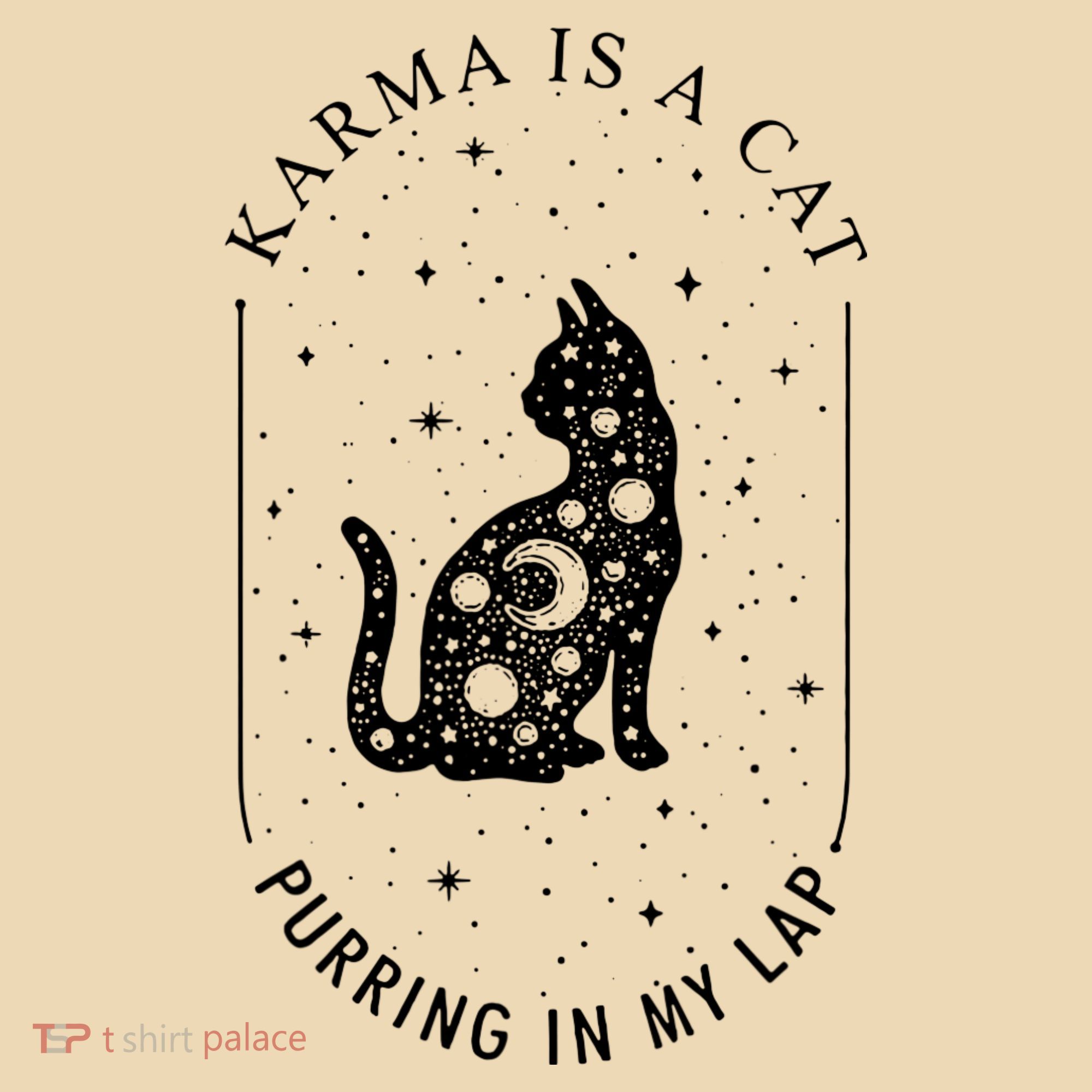 Karma Is A Cat Purring In My Lap Tote Bag