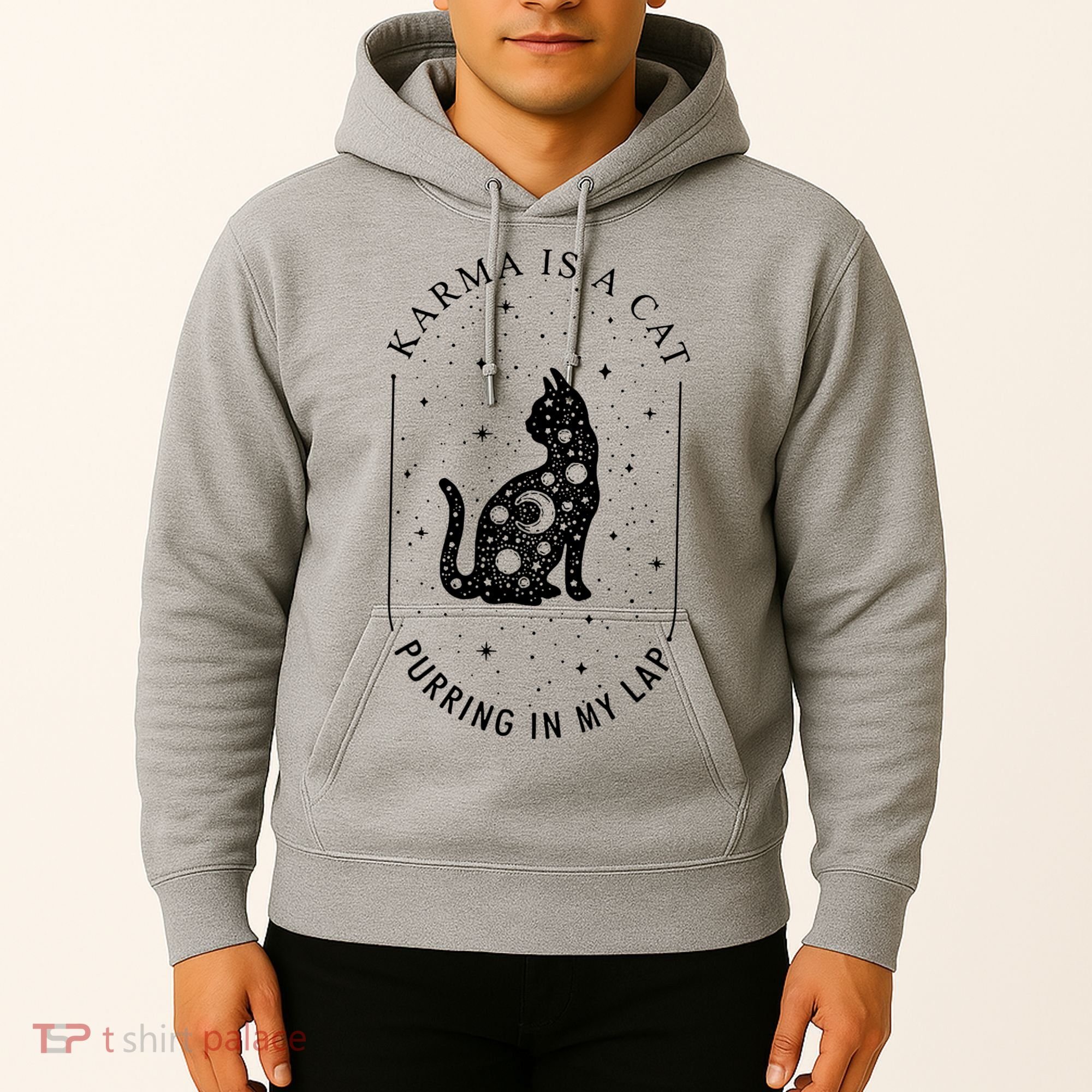 Karma Is A Cat Purring In My Lap Hoodie