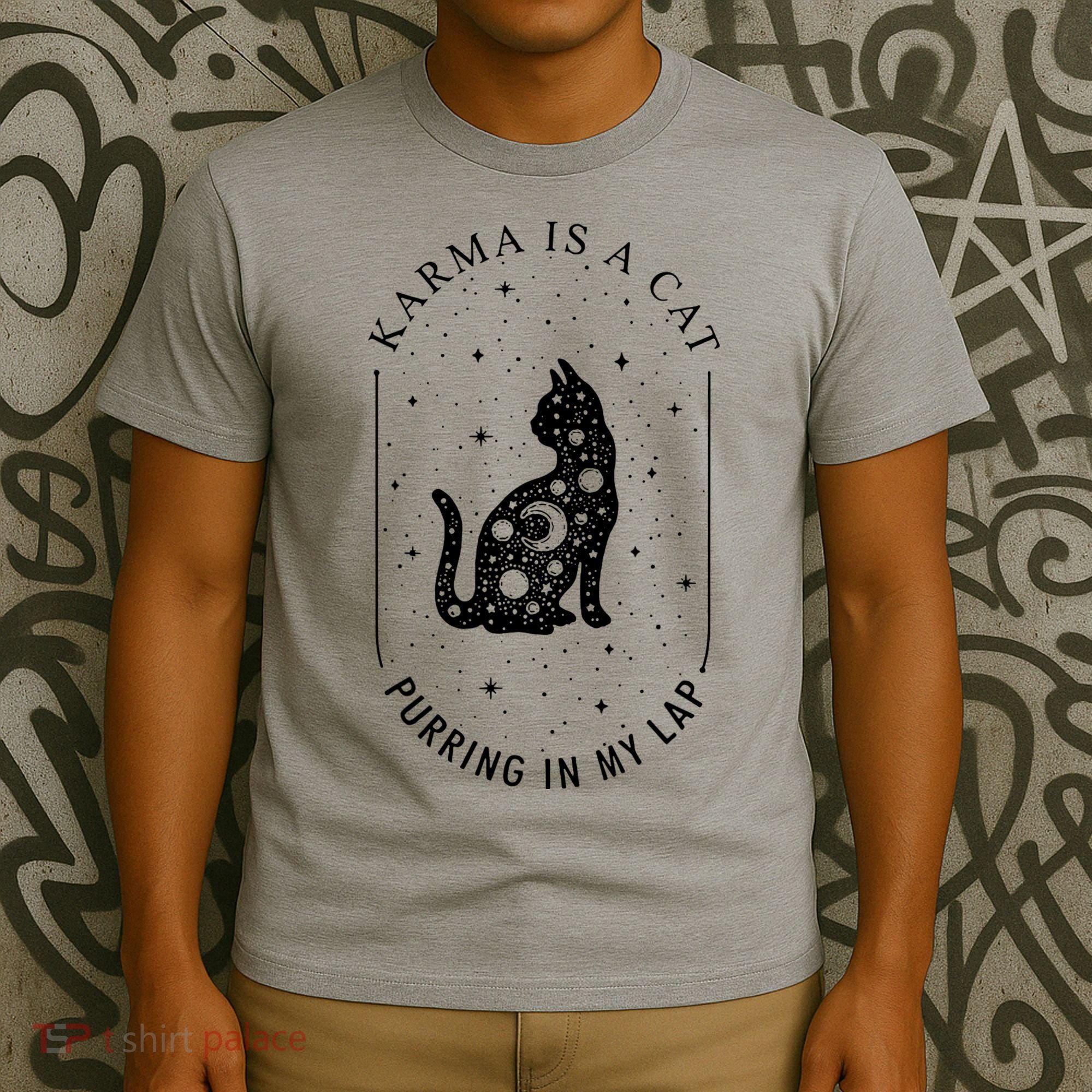 Karma Is A Cat Purring In My Lap T-Shirt
