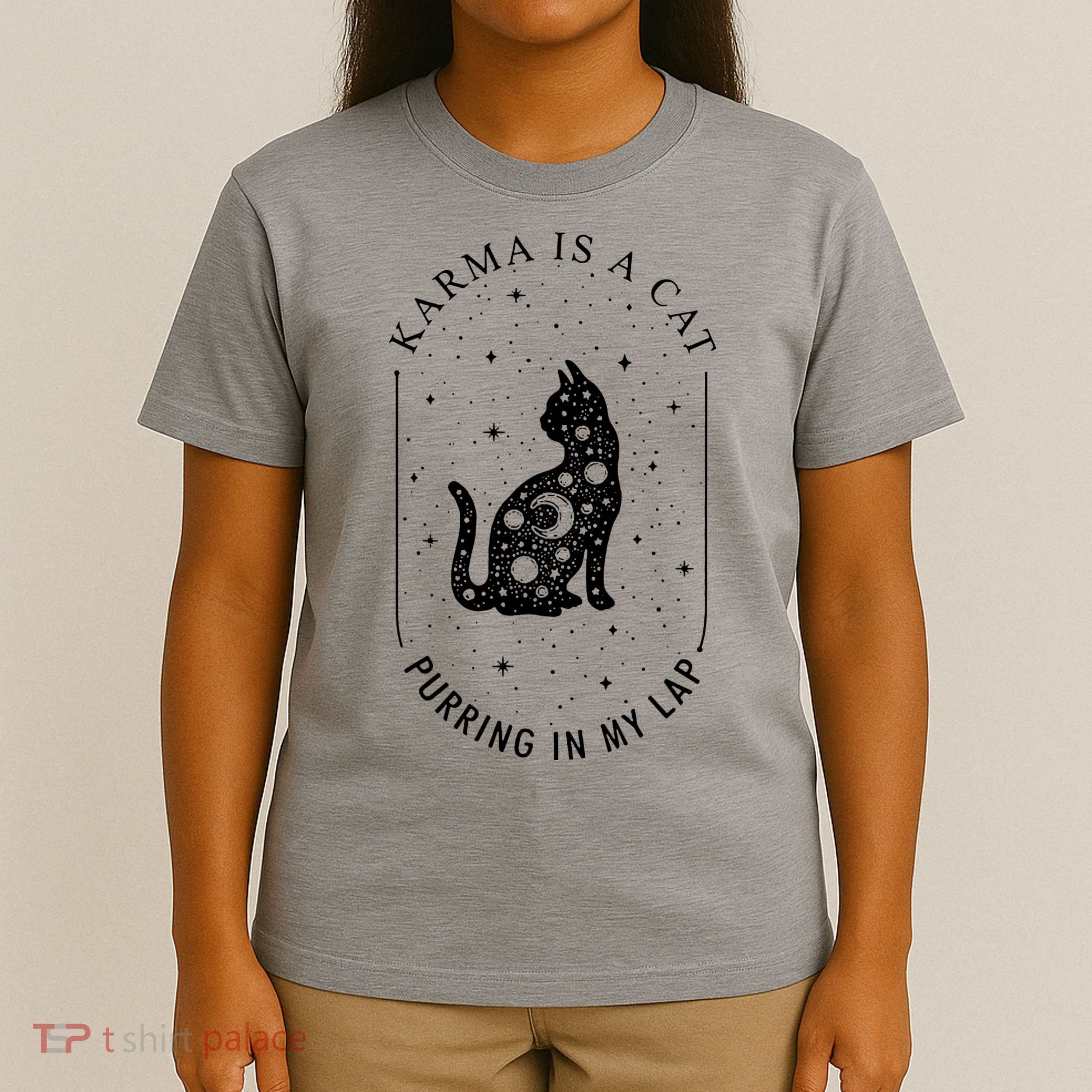 Karma Is A Cat Purring In My Lap T-Shirt