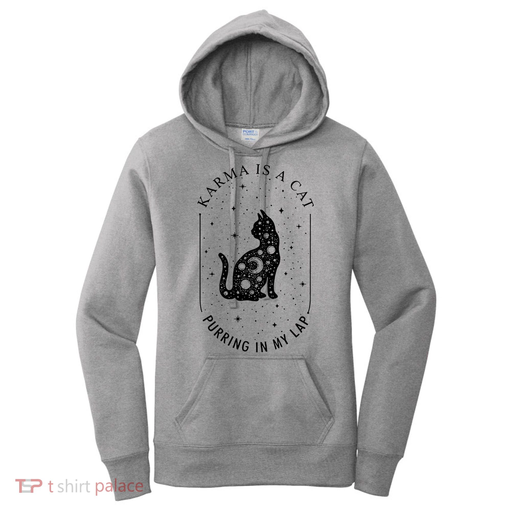 Karma Is A Cat Purring In My Lap Women's Hoodie