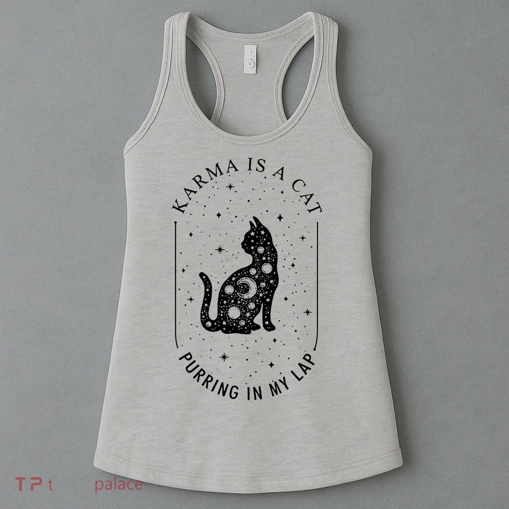 Karma Is A Cat Purring In My Lap Women's Tank Top