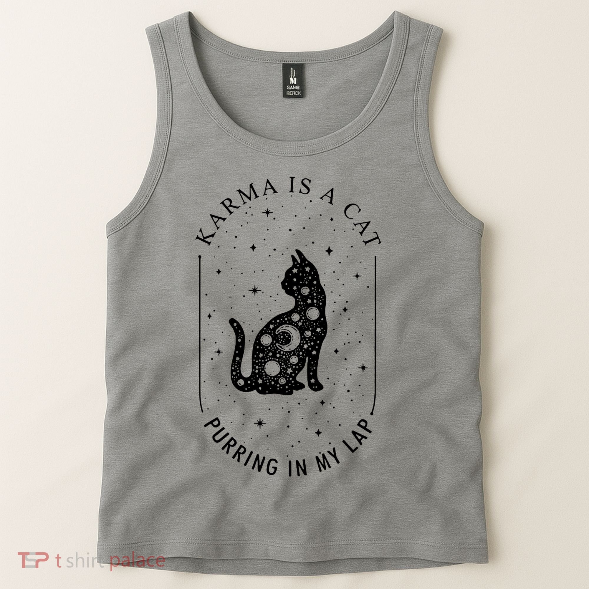 Karma Is A Cat Purring In My Lap Tank Top