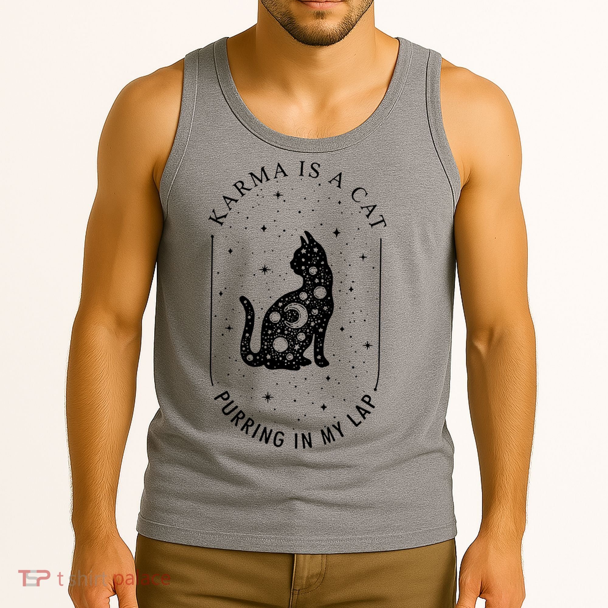 Karma Is A Cat Purring In My Lap Tank Top