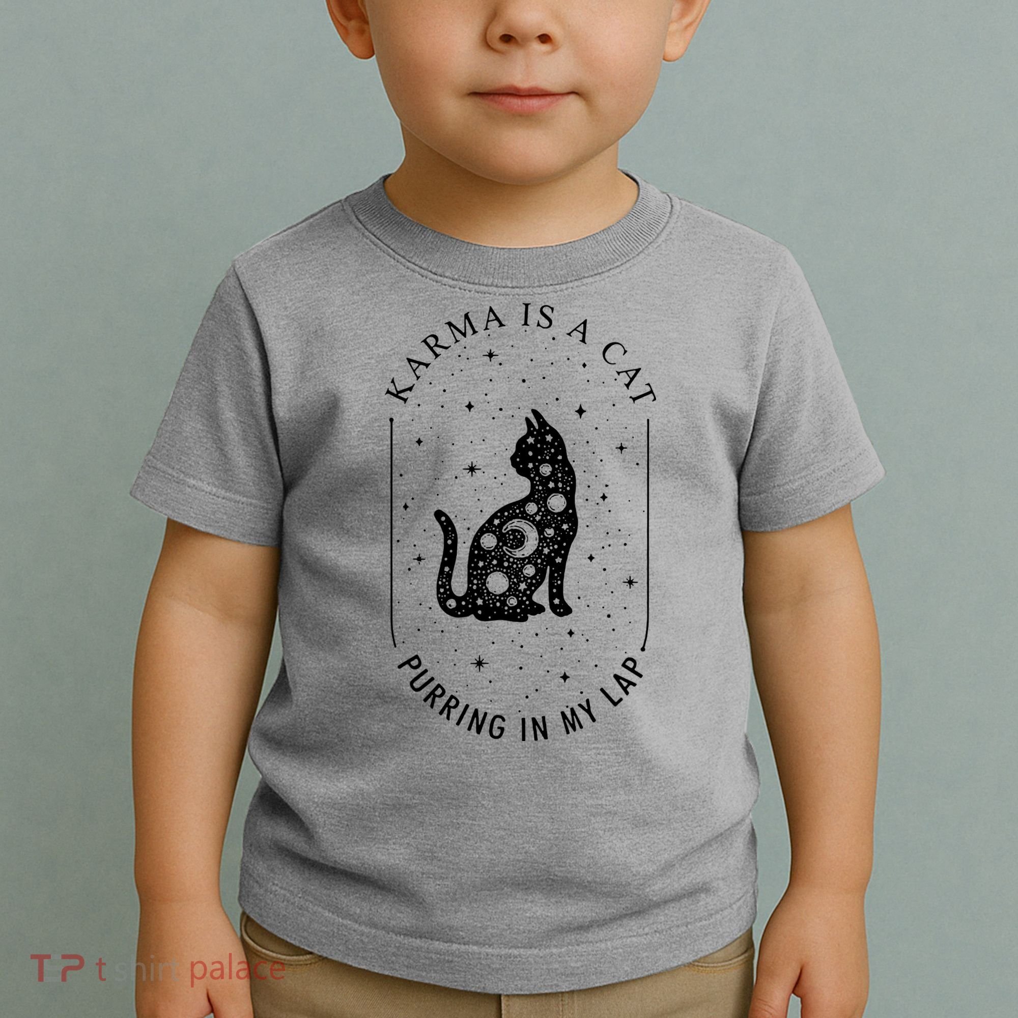 Karma Is A Cat Purring In My Lap Toddler T-Shirt