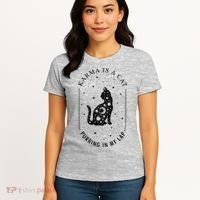 Karma Is A Cat Purring In My Lap Women's T-Shirt thumb 4