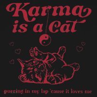 Karma Is A Cat Music Lover Fan Gift Polo thumb 3