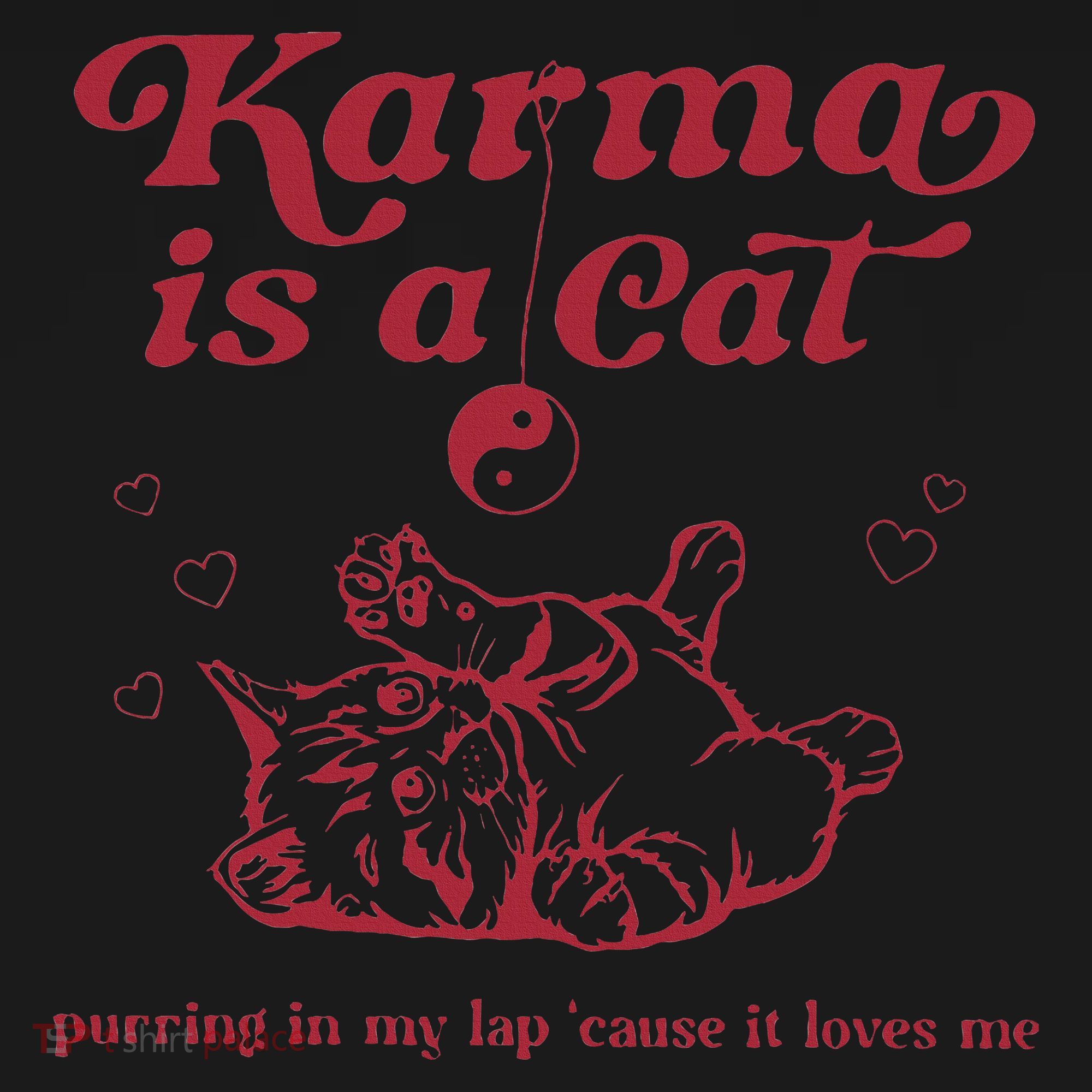 Karma Is A Cat Music Lover Fan Gift Women's Tank Top