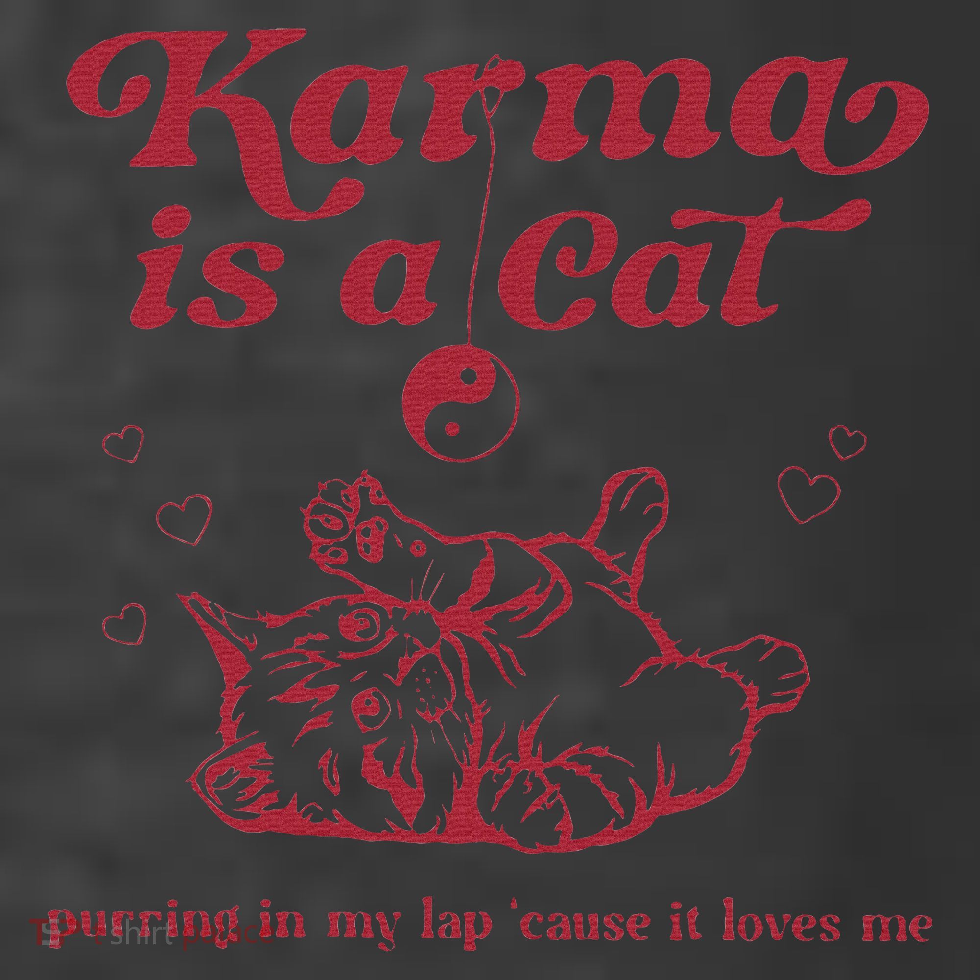 Karma Is A Cat Music Lover Fan Gift Women's Hoodie