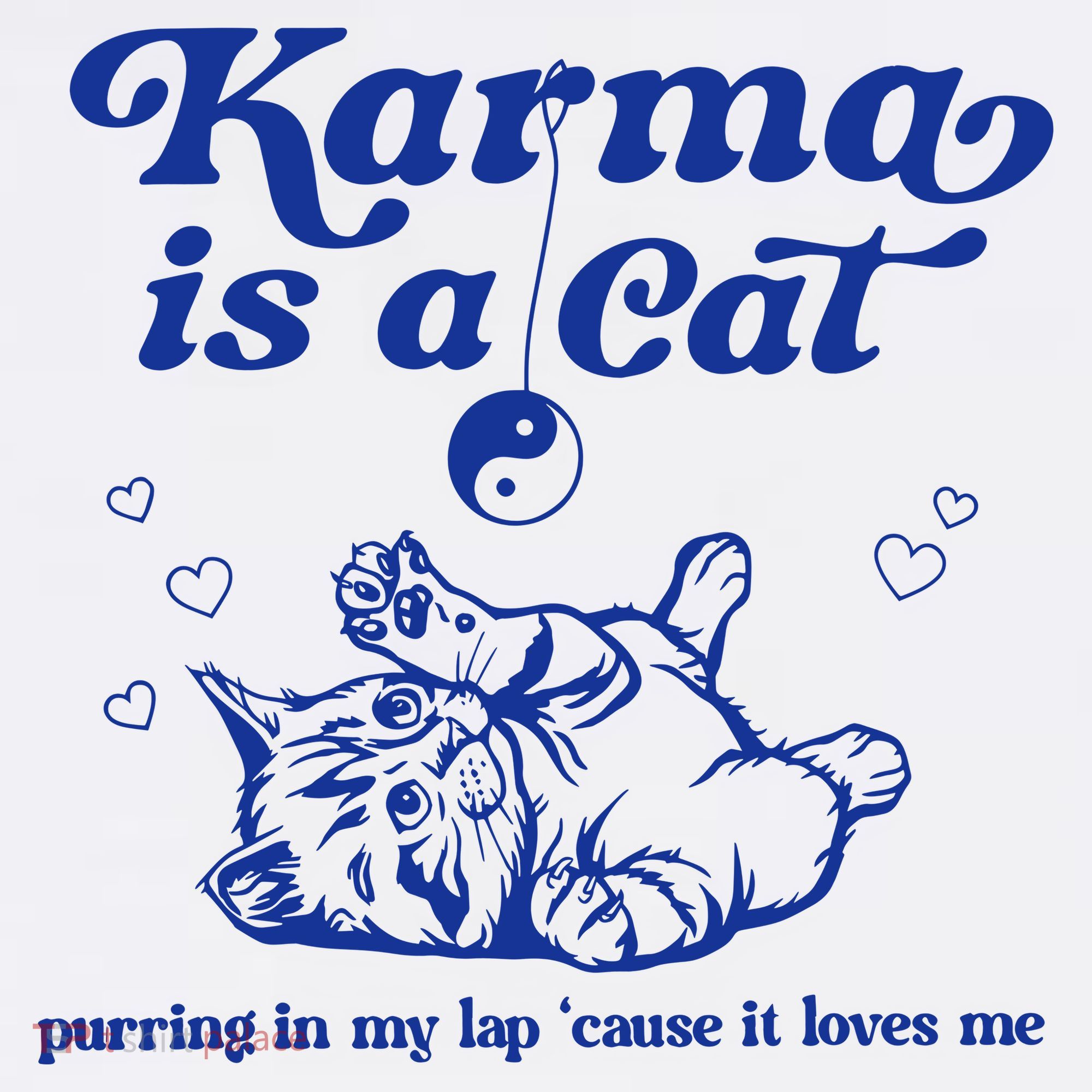 Karma Is A Cat Purring In My Lap Visor