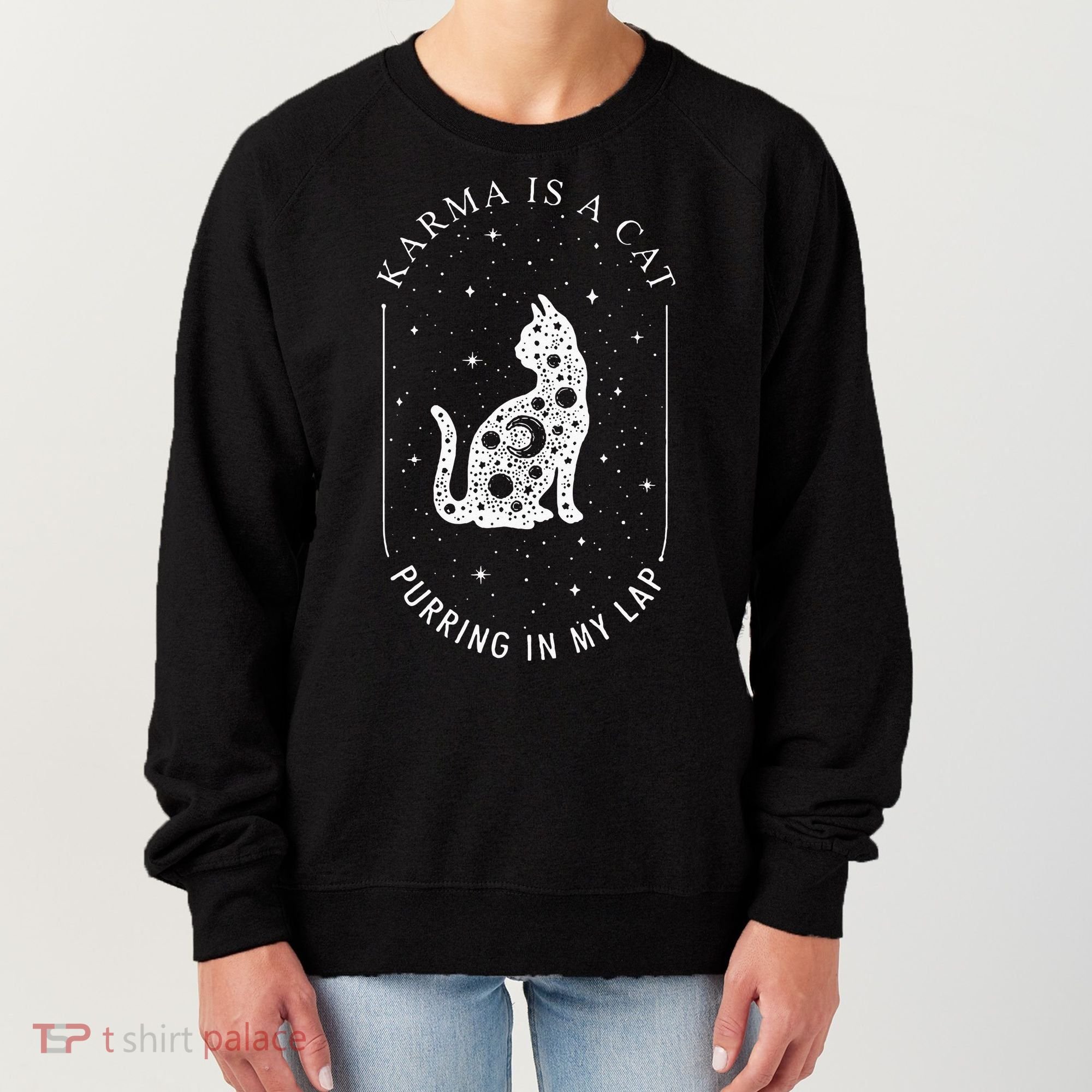 Karma Is A Cat Purring In My Lap Women's Sweatshirt