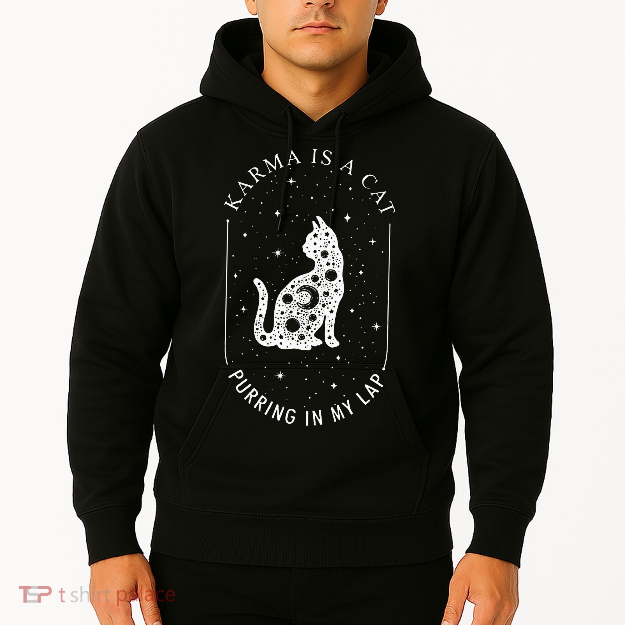 Karma Is A Cat Purring In My Lap Hoodie