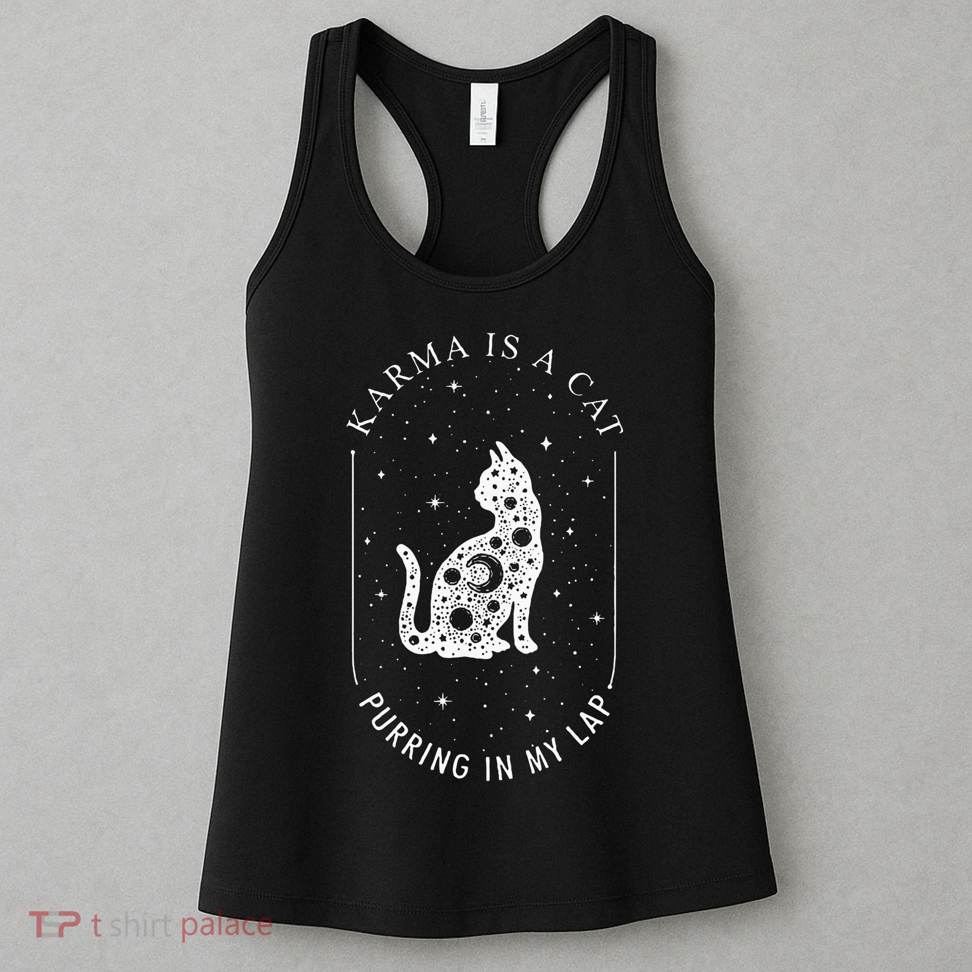 Karma Is A Cat Purring In My Lap Women's Tank Top