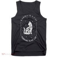 Karma Is A Cat Purring In My Lap Tank Top thumb 0