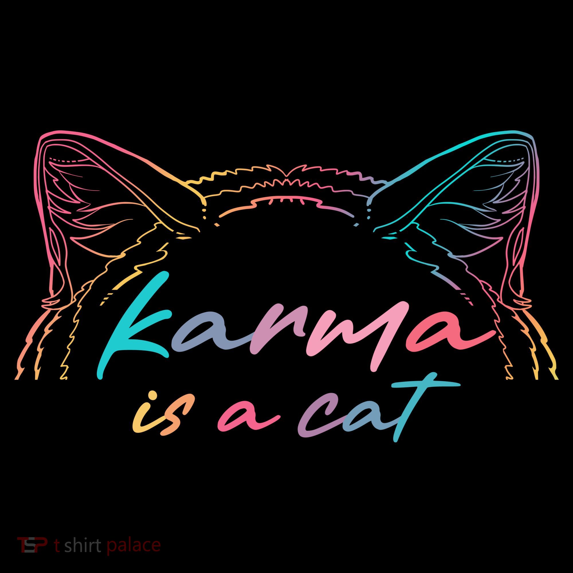 Karma Is A Cat Apron